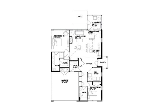 Unit 201 Floor Plan